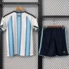2026 Kids Argentina World Cup Home Jersey back view