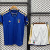 2026 Kids Size Italy Home Football Shirt front view