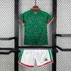 2026 Mexico Home World Cup Football Jersey Kids Size back view