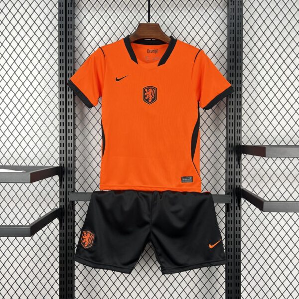 2026 Netherlands Home World Cup Football Shirt Kids Size