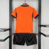 2026 Netherlands Home World Cup Football Shirt Kids Size back view