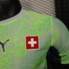 2026 Player Version Switzerland Away Green Jersey detail view