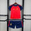 2026 Spain Home World Cup Football Shirt Kids Size front view
