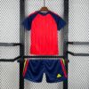 2026 Spain Home World Cup Football Shirt Kids Size back view