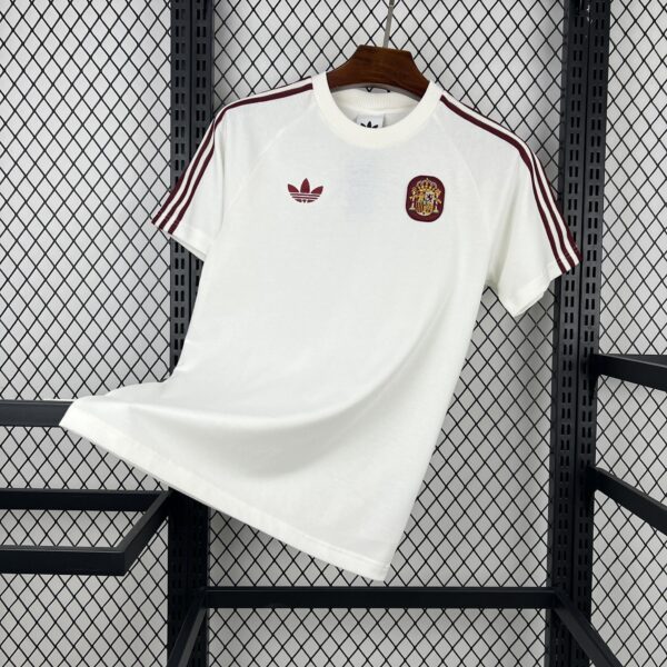 2026 Spain White US Packs Casual Shirt