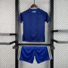 2026 Sweden Away World Cup Football Jersey Kids Size back view