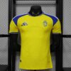 2026 Sweden Home World Cup Football Player Version Jersey front view