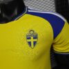 2026 Sweden Home World Cup Football Player Version Jersey detail view