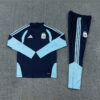 2026/2027 Argentina Half-Pull Blue Tracksuit front view