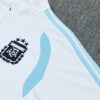 2026/2027 Argentina Half-Pull White Tracksuit detail view