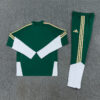 2026/2027 Italy Blue Half Zipper Green Tracksuit back view