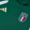 2026/2027 Italy Blue Half Zipper Green Tracksuit detail view