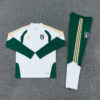 2026/2027 Italy Blue Half Zipper White Green Tracksuit front view