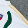 2026/2027 Italy Blue Half Zipper White Green Tracksuit detail view