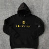 24/25 Barcelona x Coldplay Black Hoodie front view