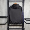 24/25 Juventus Black Windbreaker detail view