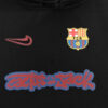 25/26 Barcelona Black Cactus Jack Hoodie back view