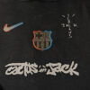 25/26 Barcelona Black Cactus Jack Hoodie Special Edition back view