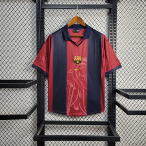 Barcelona x Travis Scott Retro 2000/01 Home Skeleton Jersey