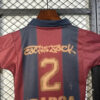 Barcelona x Travis Scott Retro 2000/01 Home Skeleton Jersey Kids Size detail view