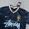 Brazil 2022 Stussy x Special Edition Jersey back view