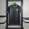 Brazil 2024 Black Leopard Special Edition Football Shirt front view