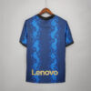 Internazionale Milan Football Jersey 2021/2022 Retro back view