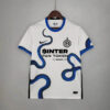 Internazionale Milan Football Jersey White 2021/2022 Retro Away front view