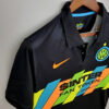 Internazionale Milan Third Away Football Jersey 2021/2022 Retro detail view