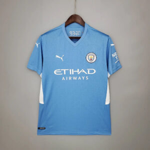 Manchester City Football Shirt 2021/2022 Retro Home