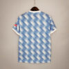 Manchester United Football Shirt Away 2021/2022 Retro back view