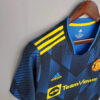 Manchester United Football Shirt Third Away 2021 / 2022 Retro detail view