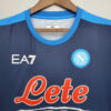 Napoli Soccer Commemorative Edition Blue Jersey 2021/2022 Retro detail view