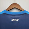 Napoli Soccer Commemorative Edition Blue Jersey 2021/2022 Retro detail view
