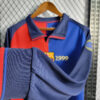 Retro Long Sleeve Barcelona 100th Anniversary Version Football Shirt Home detail view