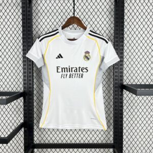 Womens 2025/2026 Real Madrid Home Football Shirt