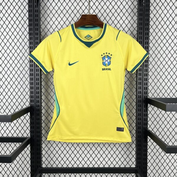Womens 2026 Brazil Home World Cup Jersey