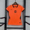Womens 2026 Netherlands Home World Cup Football Shirt front view