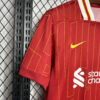 【CHAMPIONS】2024/2025 Liverpool Home Football Shirt detail view